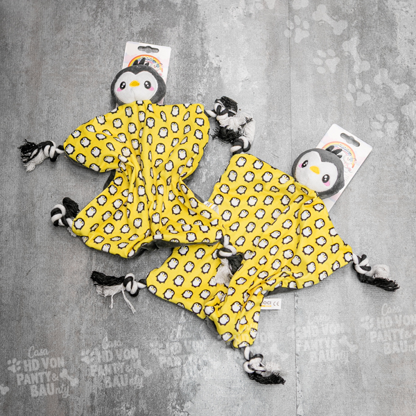Doudou sonoro per cuccioli Baby Tails PINGUINO - immagine 8