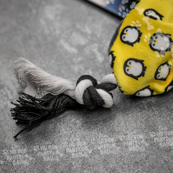 Doudou sonoro per cuccioli Baby Tails PINGUINO - immagine 5