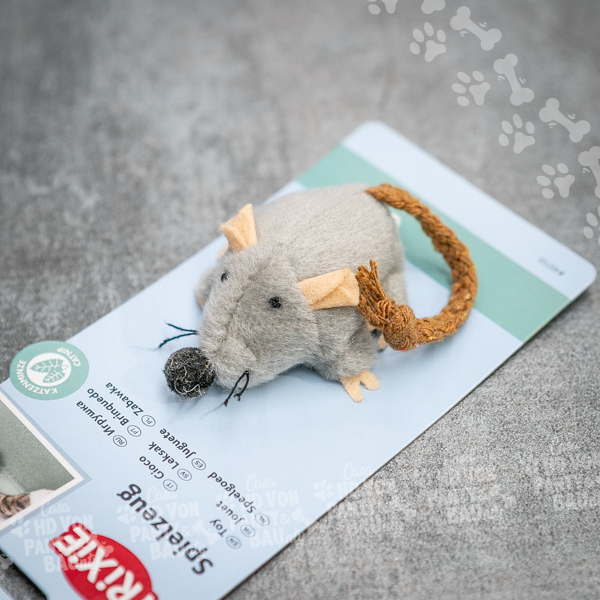 Topolino in peluche Trixie con catnip - immagine 3